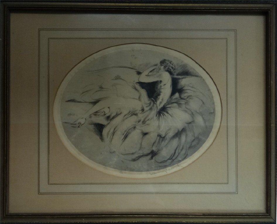 LOUIS ICART ETCHING, SGND & NUMBERED (1 of 5)