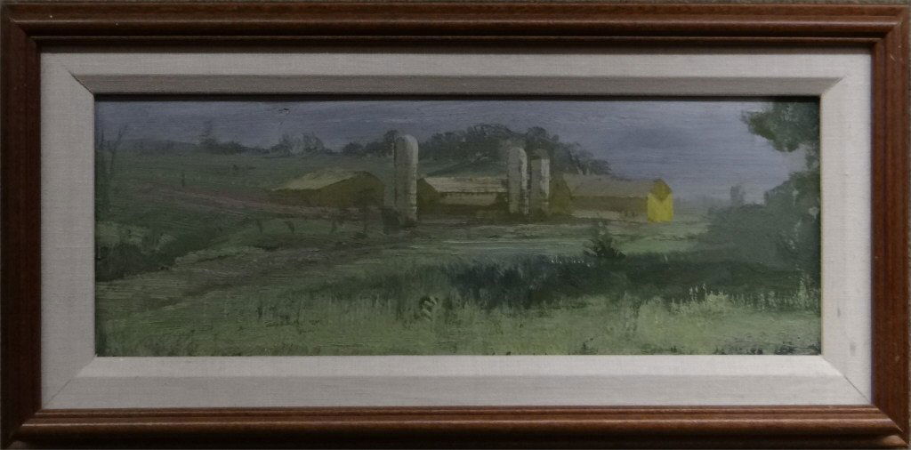 O/C SHELDON FARM BARN & SILO COMPLEX SGND H. ORLYK (1 of 4)