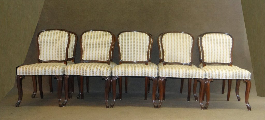 SET OF 10 REGENCY DINING CHAIRS (1 of 5)