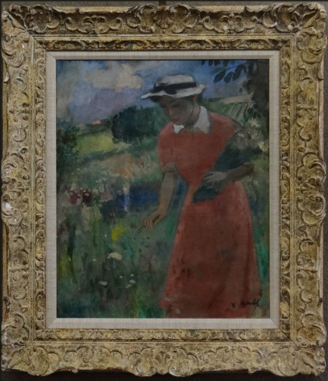 O/C SGND F. GALL "GATHERING BLOSSOMS" (1 of 4)