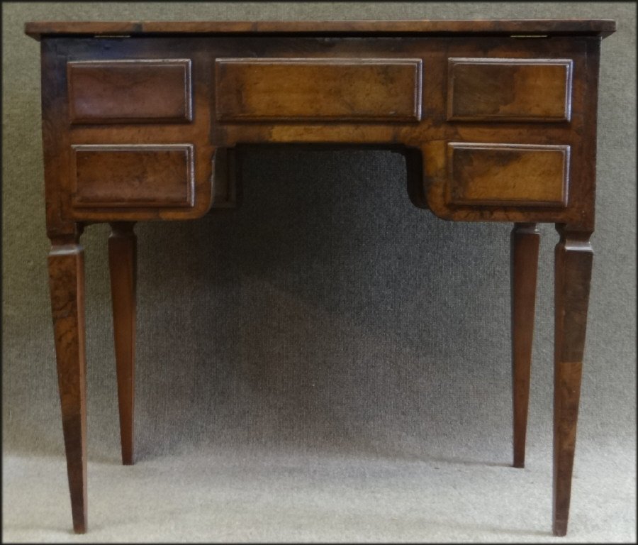 19THC. INLAID WALNUT FRENCH DRESSING TABLE (1 of 7)