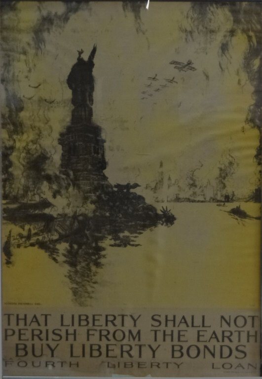 VINTAGE WWI POSTER "BUY LIBERTY BONDS" (1 of 6)