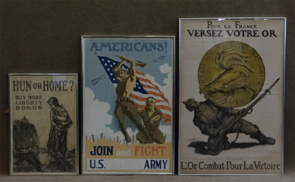 THREE VINTAGE WWI POSTERS (1 of 4)