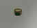 18K YELLOW GOLD AND JADE MANS RING