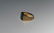 18K YELLOW GOLD AND JADE MANS RING - 3