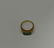 18K YELLOW GOLD AND JADE MANS RING - 6