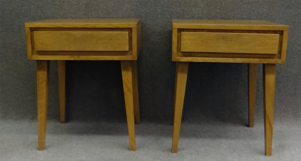 PR OF CONANT BALL FURNITURE CO. 1DRAWER END TABLES: 18" WIDE X 22" TALL X 16" DEEP
