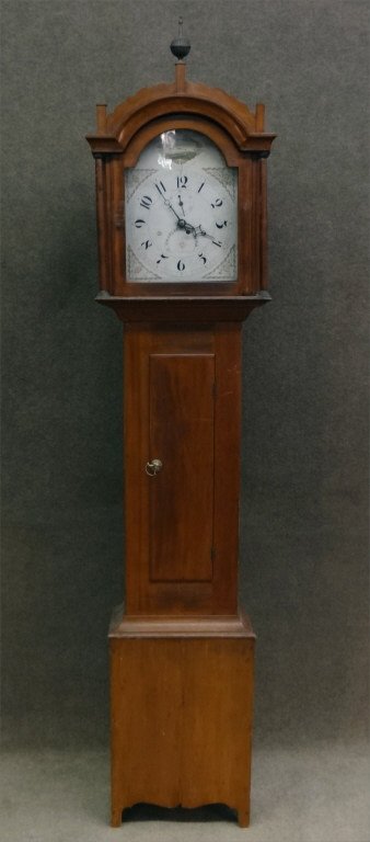 SILAS HOADLEY TALL CASE CLOCK ( 87" TALL) (1 of 5)