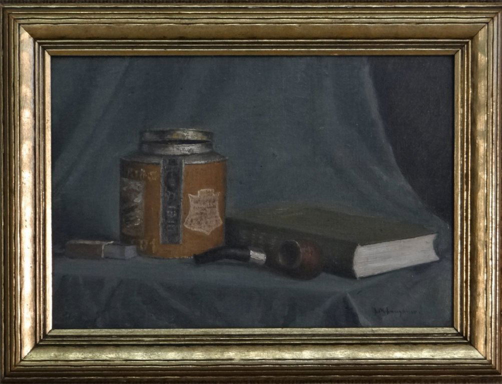 O/BD STILL LIFE "A GENTLEMANS COMFORTS" (1 of 5)