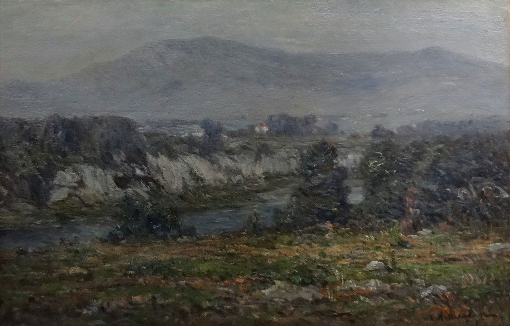 O/C "MOUNTAIN LANDSCAPE" SGND L.H. MEAKIN (1 of 5)