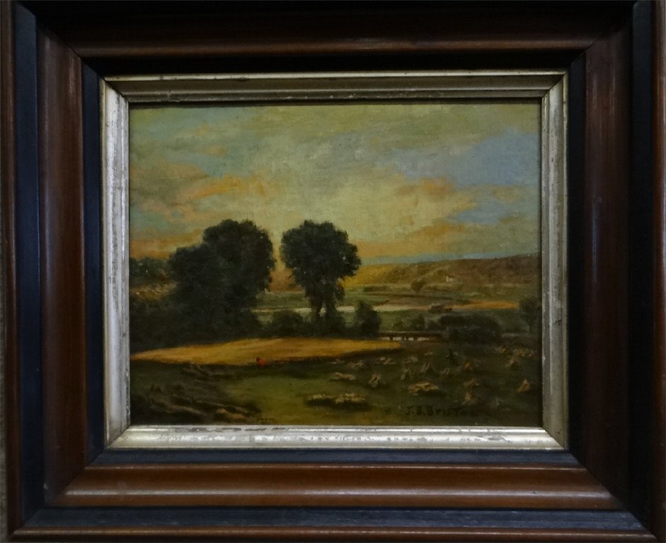 O/BD "LANDSCAPE" SGND J.B. BRISTOL 8" X 10" (1 of 5)