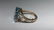 2 RINGS 10K GOLD AQUA MARINE & CAMEO CARVED VICT. - 10