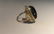2 RINGS 10K GOLD AQUA MARINE & CAMEO CARVED VICT. - 5