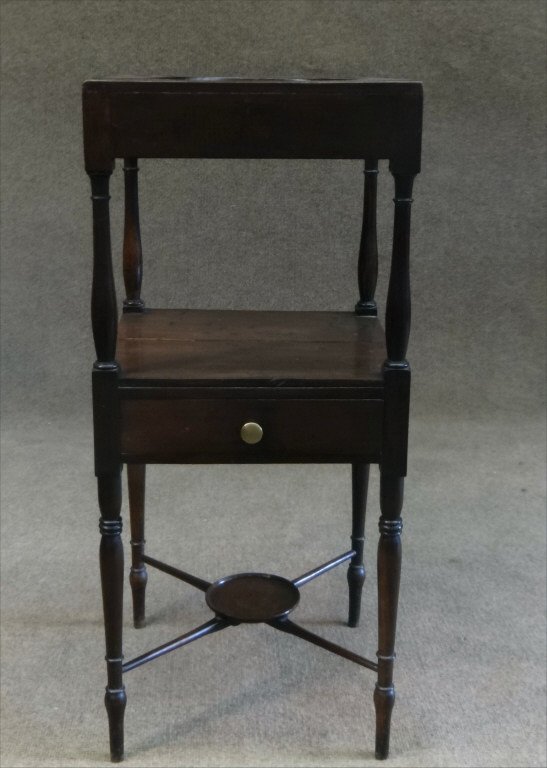 EARLY 19THC. BASIN STAND W/ CROSS STRETCHERS (1 of 4)