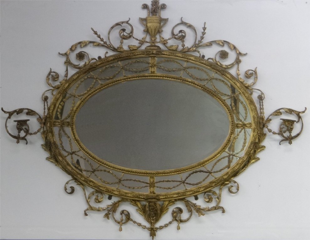 ADAMS STYLE MIRROR W/ BEVELED GLASS (1 of 5)
