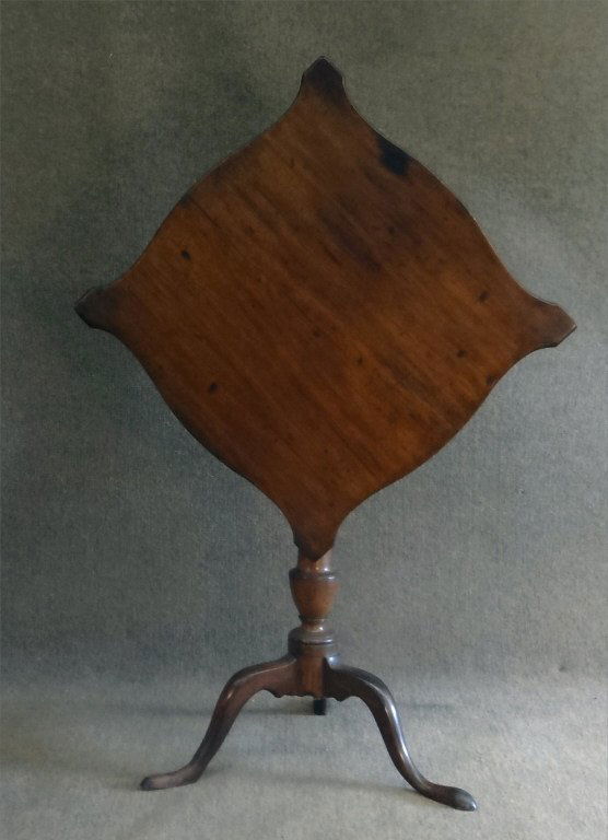 AMERICAN TILT TOP TABLE W/ SHAPED TOP (1 of 6)