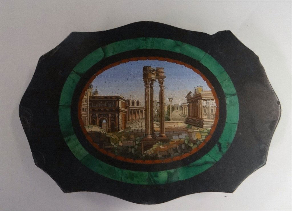 ITALIAN APIAN WAY PAPERWEIGHT (CHIPS) (1 of 4)