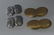 2 PAIR OF MENS 14K GOLD CUFF LINKS