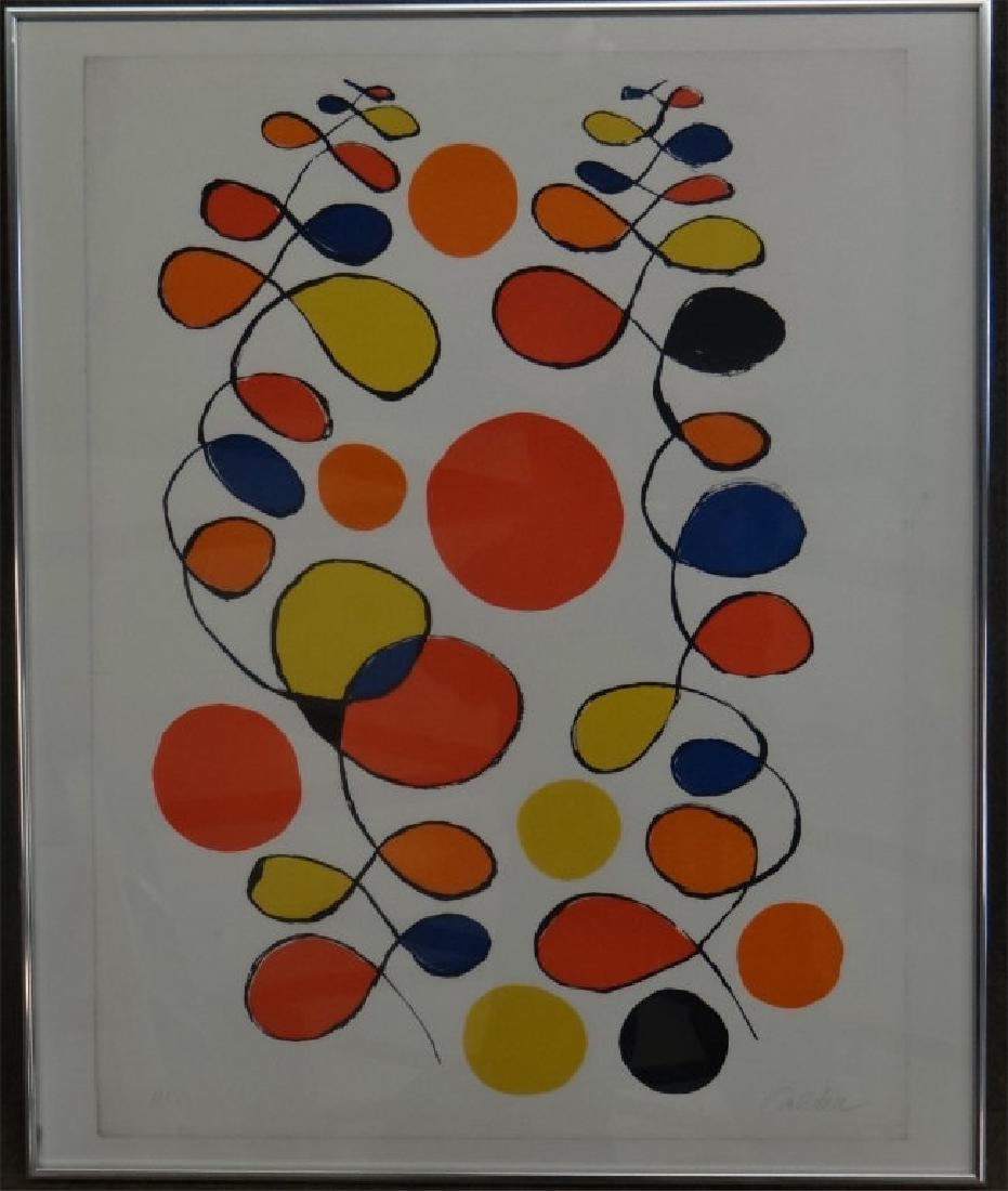 CALDER LITHOGRAPH "COPEAUX DE SPIRALES" 1969 (1 of 5)