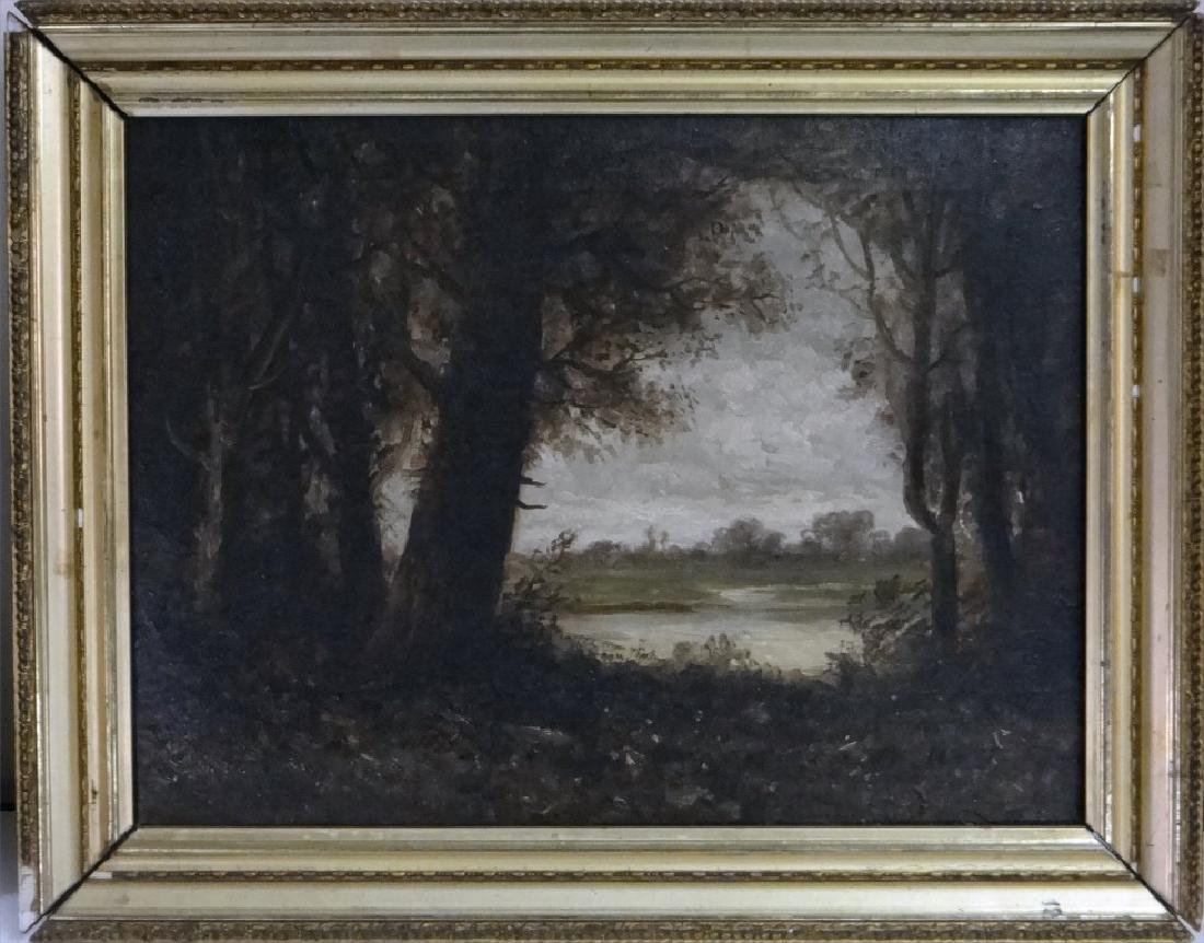 O/C "VISTA FROM THE FOREST EDGE" SGND W____? (1 of 6)