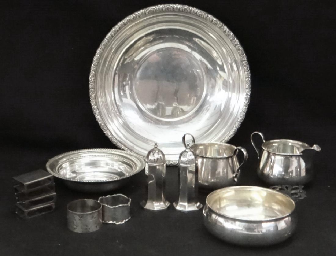 13 STERLING SILVER TABLE ARTICLES INC. 9 3/4" BOWL (1 of 5)