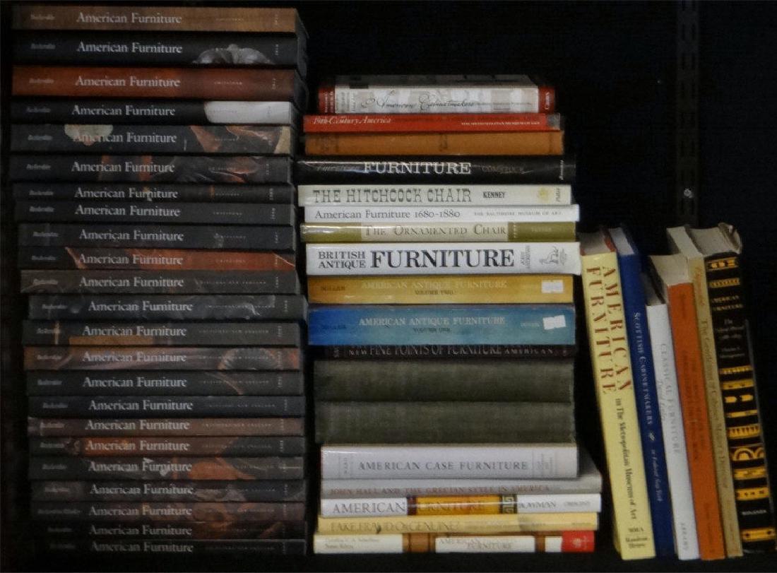 REFERENCE LIBRARY OVER 45 VOLS. ANTIQUE FURNITURE (1 of 4)