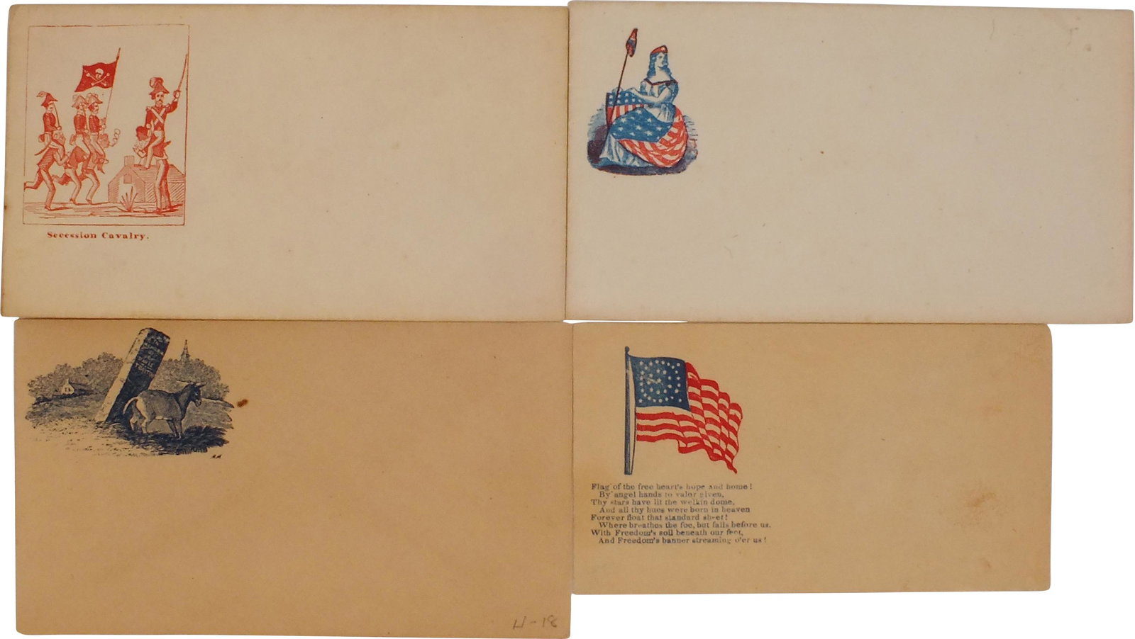 CIVIL WAR PATRIOTIC ENVELOPES (1 of 1)