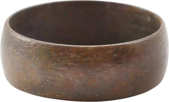 RARE COPPER VIKING WEDDING RING 900-1050 AD, SIZE 7 1/4 (1 of 2)