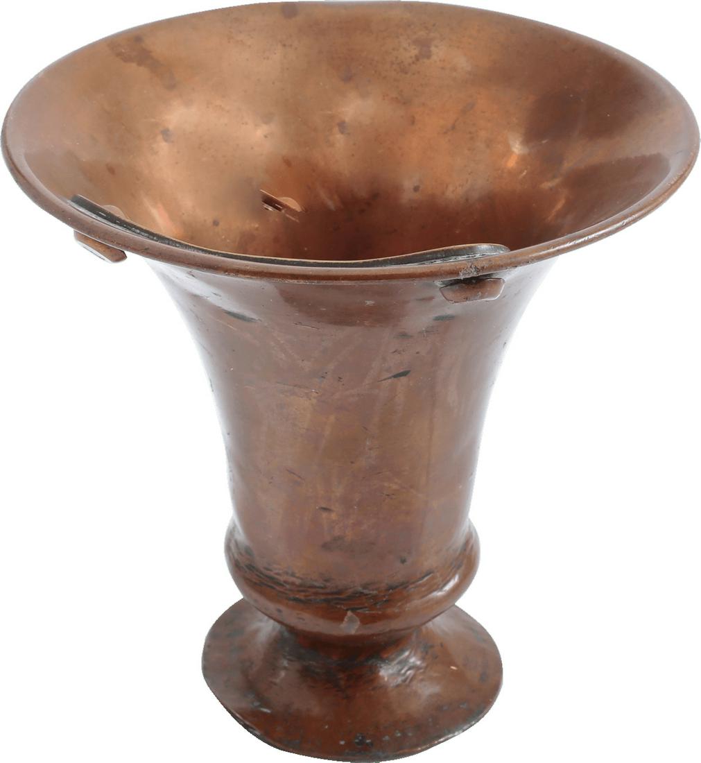 ENGLISH TRENCH ART SPITOON (1 of 3)
