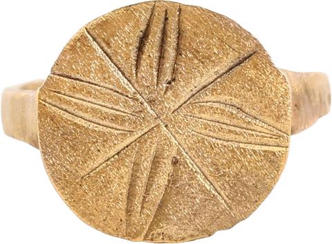 ROMAN/BYZANTINE CHRISTENING OR BAPTISM RING, C. 2ND-6TH (1 of 2)