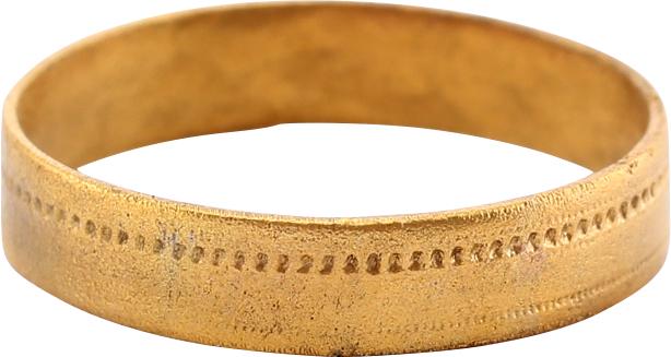 FINE VIKING WEDDING RING, 866-1067 AD, SZ 8 3/4 (1 of 2)