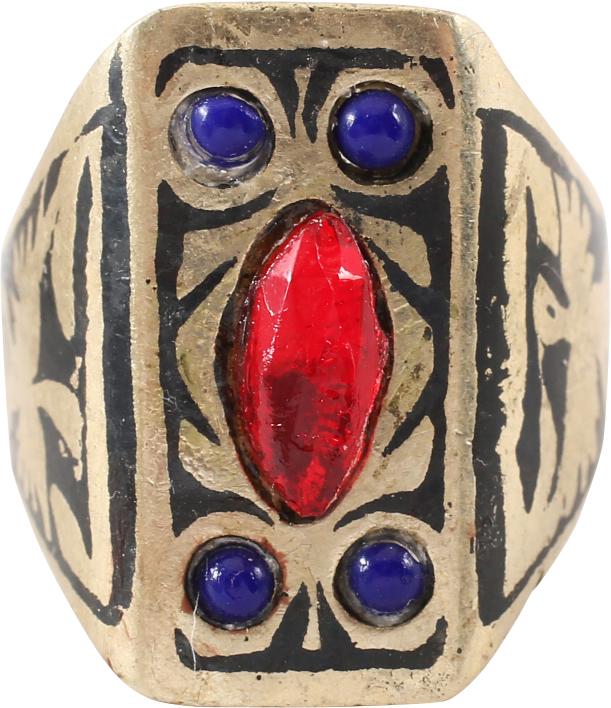 COSSACK WARRIOR'S RING, SIZE 9 1/2 (1 of 2)