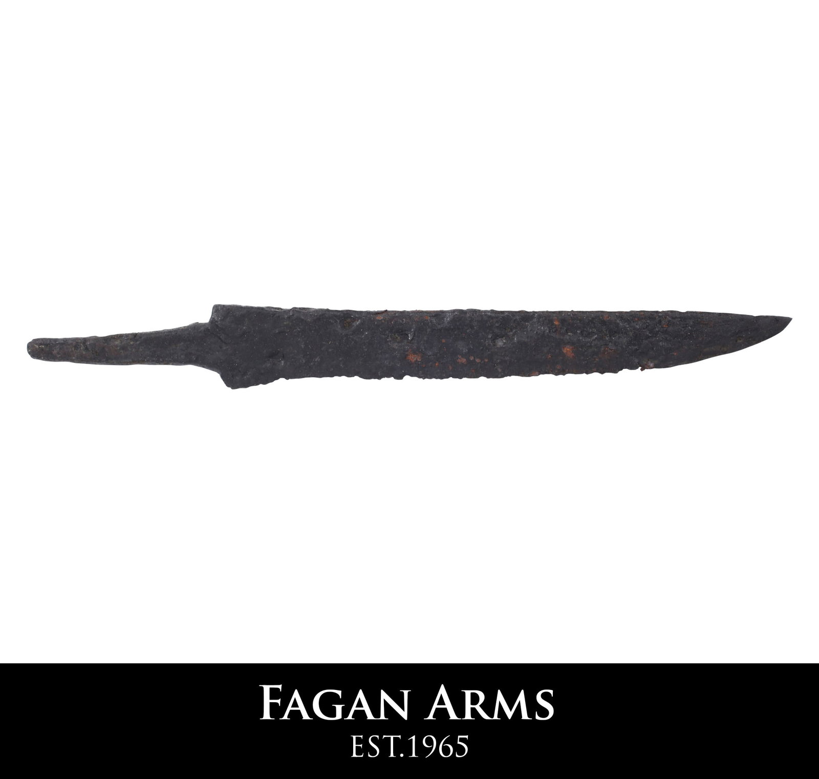 VIKING SIDE KNIFE OR POUCH KNIFE, 879-1067 AD: Recovered in Chambridgeshire England. Just over 3 7/8"? total length with tapered "œwhittle tang"? which identifies these, as they were used without guards, mounted in a wood or antler grip. (See htt