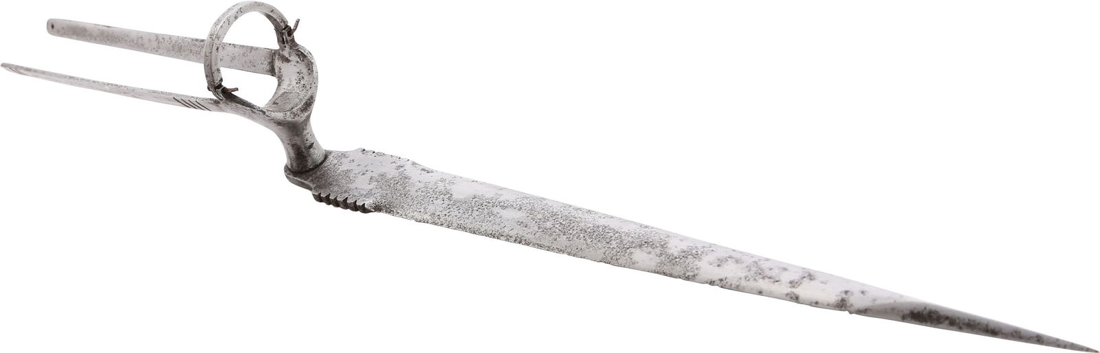 RARE INDO-PERSIAN BAYONET FOR MATCHLOCK MUSKET (1 of 3)