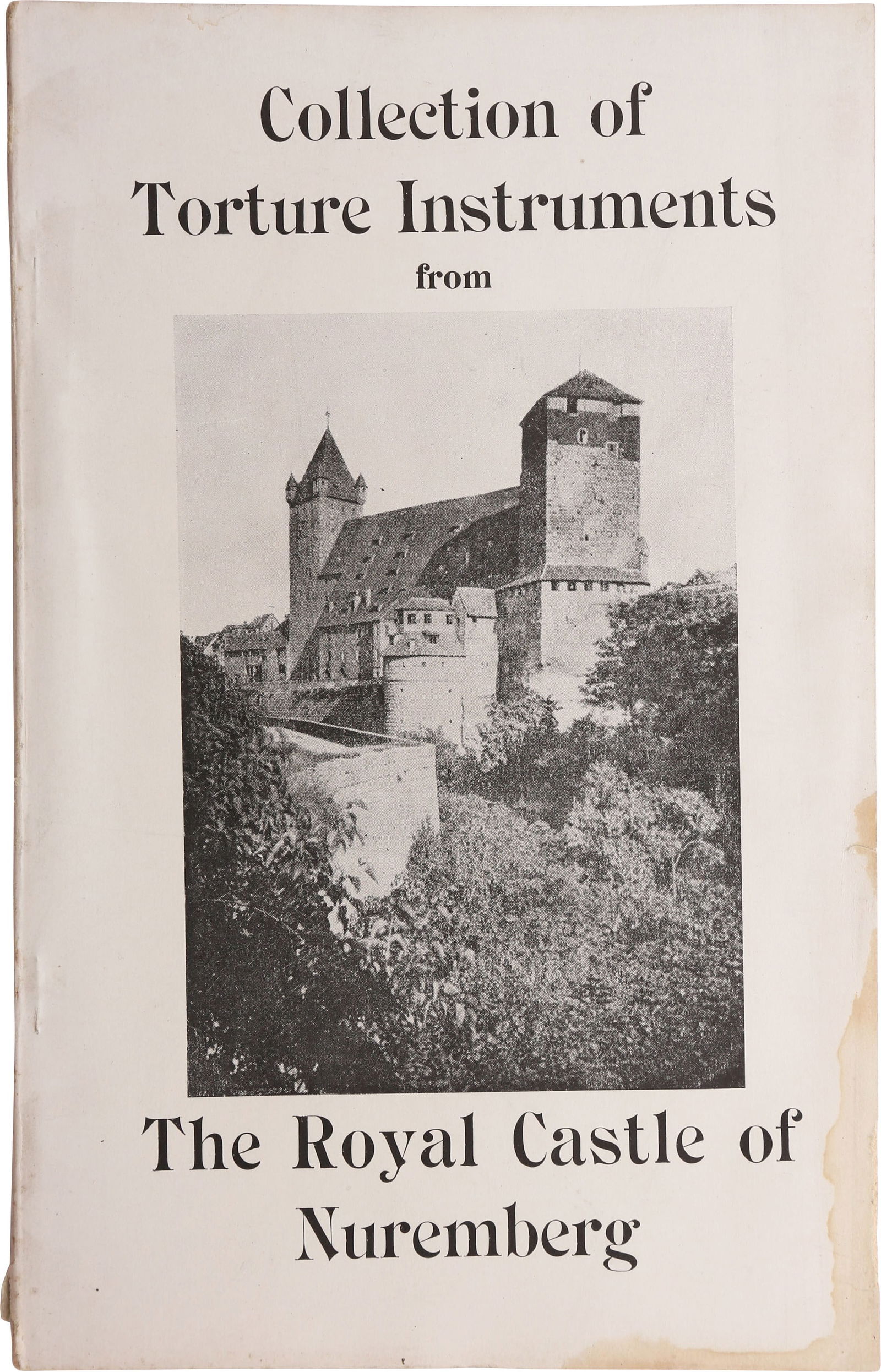 COLLECTION OF TORTURE INSTRUMENTS FROM THE ROYAL CASTLE NUREMBERG (1 of 2)