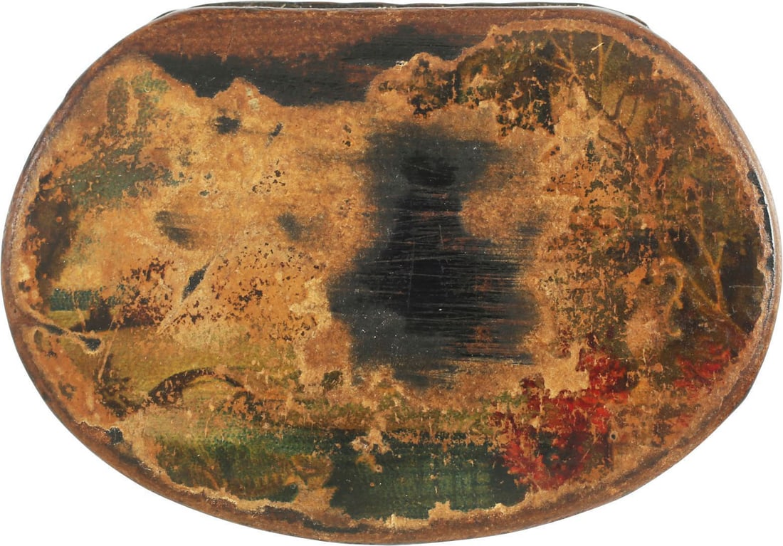 COLONIAL AMERICAN SNUFF BOX (1 of 4)