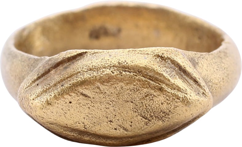 FINE ROMAN RING C.4th-6th CENTURY AD, SIZE 5 1/2 (1 of 2)