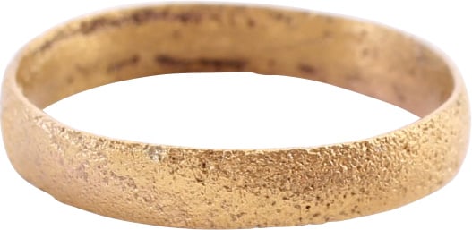 VIKING WOMAN'S WEDDING RING, 866-1067 AD, SIZE 5 (1 of 2)