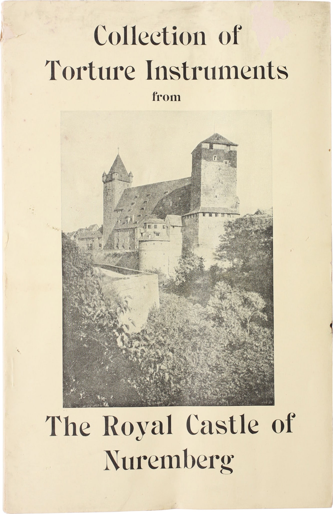 COLLECTION OF TORTURE INSTRUMENTS FROM THE ROYAL CASTLE NUREMBERG (1 of 2)