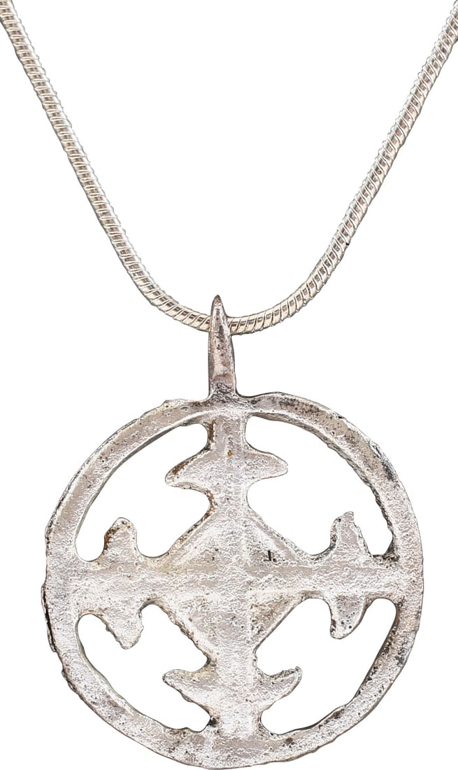 CRUSADER'S CROSS PENDANT NECKLACE, 11TH-13TH C. (1 of 2)