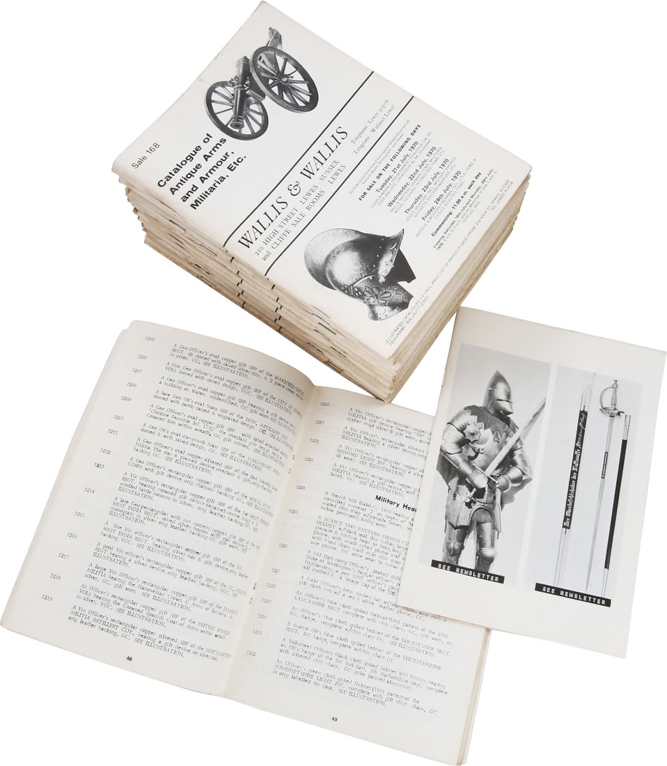 WALLIS & WALLIS AUCTIONS CATALOGS 1969-70 (1 of 1)