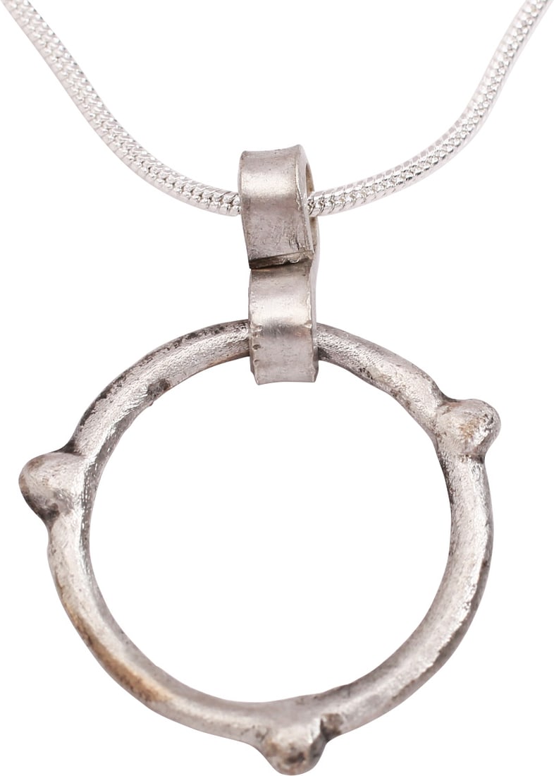 CELTIC PROSPERITY RING NECKLACE C.300-100 BC (1 of 2)