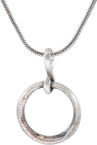 VIKING BEARD RING NECKLACE, 9TH-11TH CENTURY