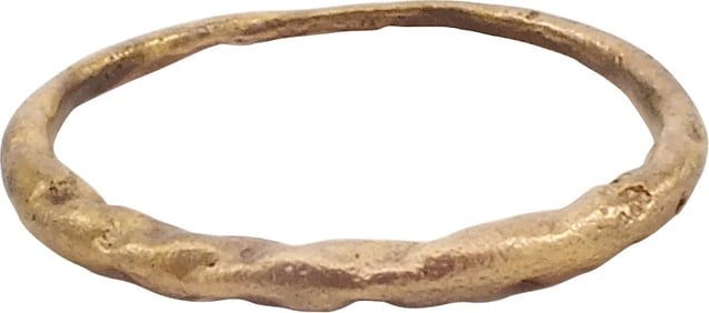 ANCIENT VIKING ROPED OR TWIST WEDDING RING, SIZE 9 1/2