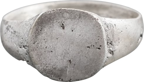 LATE ROMAN/MEDIEVAL RING 7th-10th CENTURY, SIZE 4 3/4