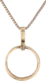 VIKING BEARD RING NECKLACE, 9TH-11TH CENTURY AD