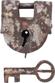 IRON SLAVE LOCK, C.1800-50