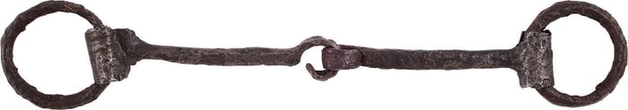 VIKING IRON HORSE BIT, 9th-10th CENTURY AD