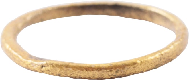 VIKING WOMAN'S WEDDING RING, 866-1067 AD, SIZE 4 1/4