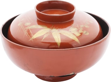 JAPANESE LACQUER BOWL OWAN